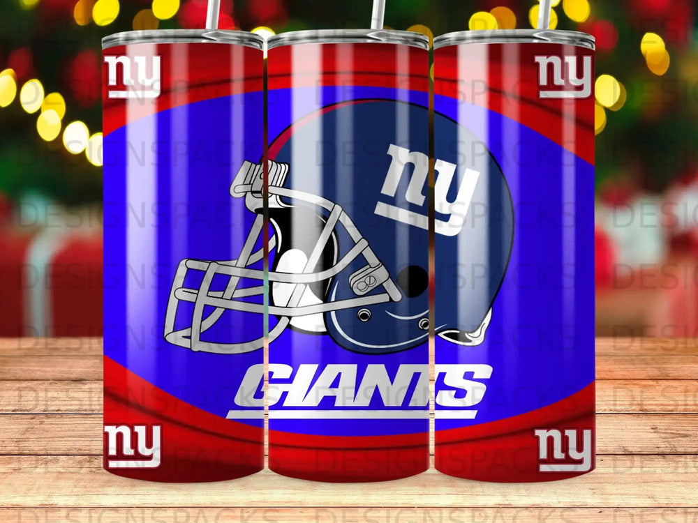 ny GIANTS Helmet Football Team Blue Red Design product type