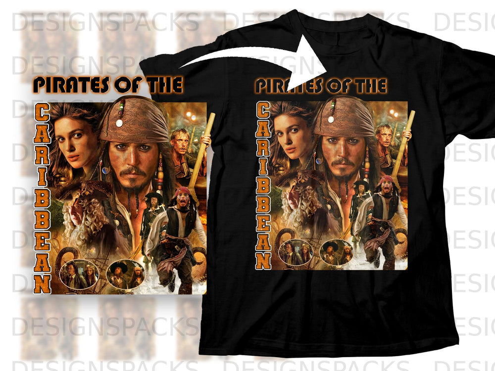 Pirates of the Caribbean montage featuring Johnny Depp as Captain Jack Sparrow.