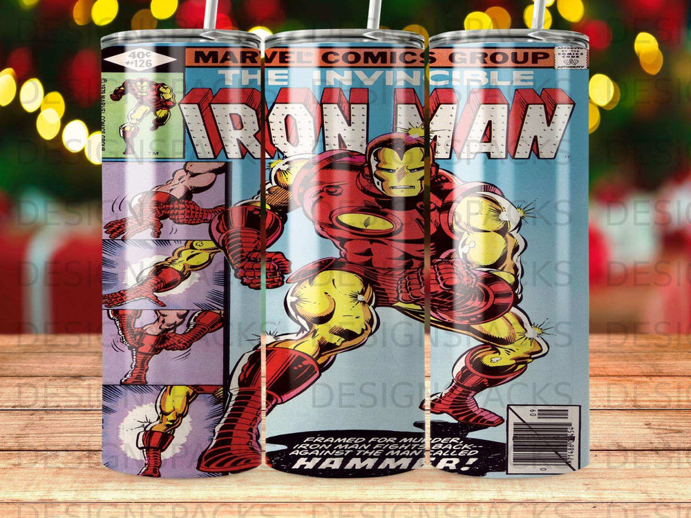 The Invincible Iron Man #126 comic cover featuring Iron Man in action.