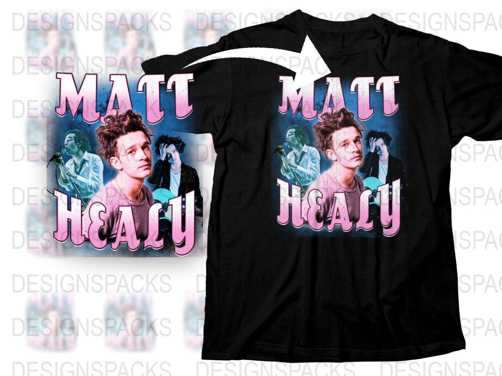 Matt Healy T-Shirt, Music Band Fan Merch, Vintage Aesthetic Graphic Tee, Unisex Pop Rock Shirt