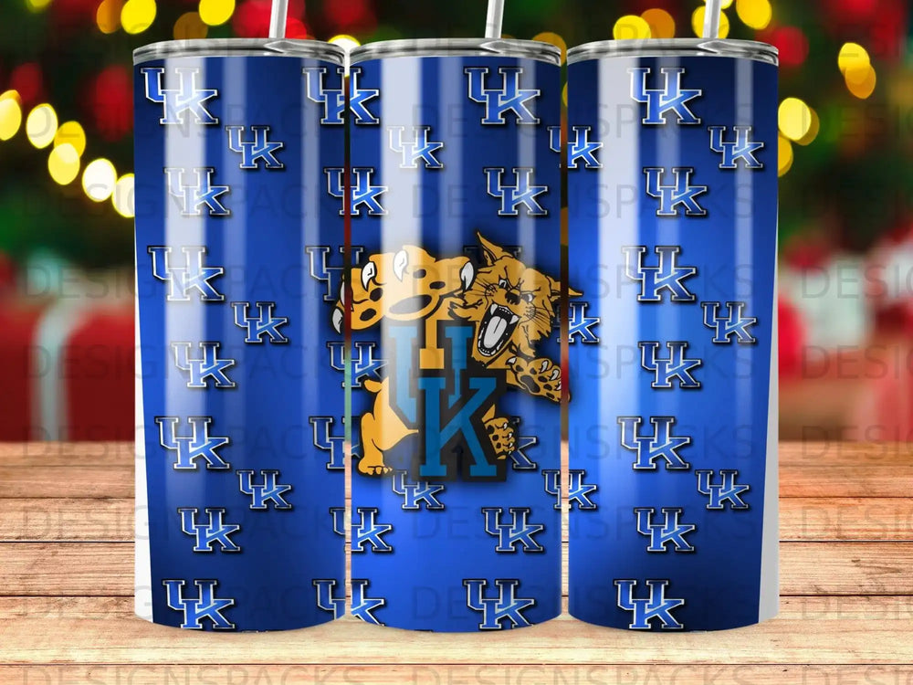 Kentucky Blue Gold Wildcat UK Logo Design Tumbler Product Type