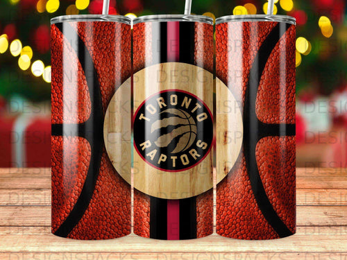 Toronto Raptors Hardwood Basketball Design Tumbler product type