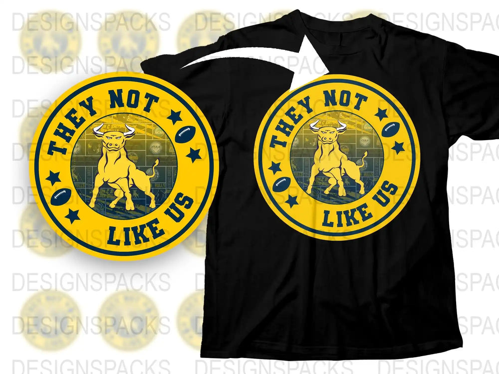 Trendy Goat Design T-Shirt, They Not Like Us Graphic Tee, Unisex Black Shirt, Street Style Apparel, Unique Urban Clothing