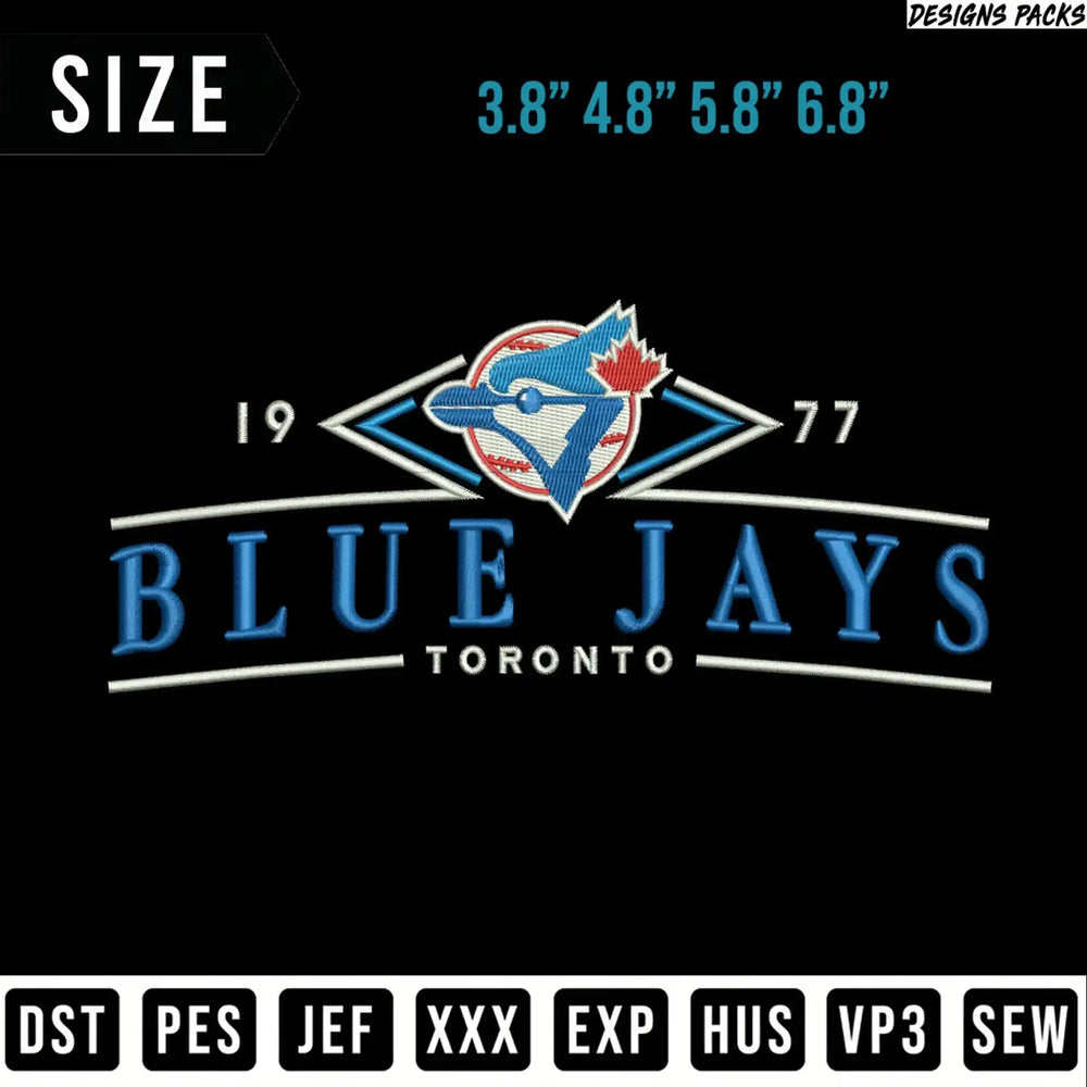 Toronto Blue Jays logo with file formats and sizes.