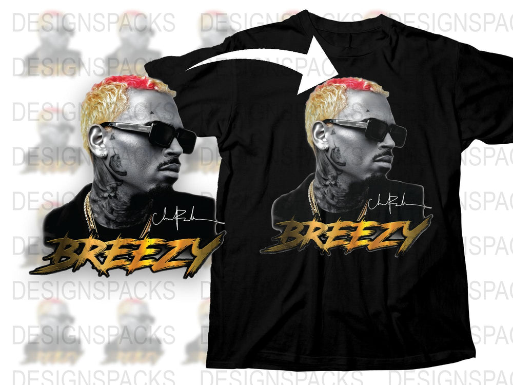 Hip Hop Artist Graphic Tee, Black Cotton T-Shirt with Gold Text, Urban Streetwear, Cool Music Fan Apparel, Unisex Fashion Shirt