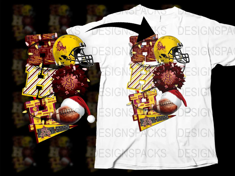 Vibrant Football Helmet Graphic T-Shirt, Sports Fan Apparel, Unique Digital Print Design Tee