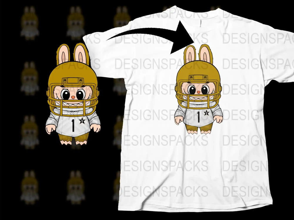 Cute Cartoon Bunny Astronaut T-Shirt, Kids Space Theme Graphic Tee, Unisex White Casual Top