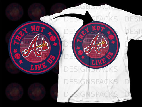 They Not Like Us Baseball Logo Custom T-Shirt