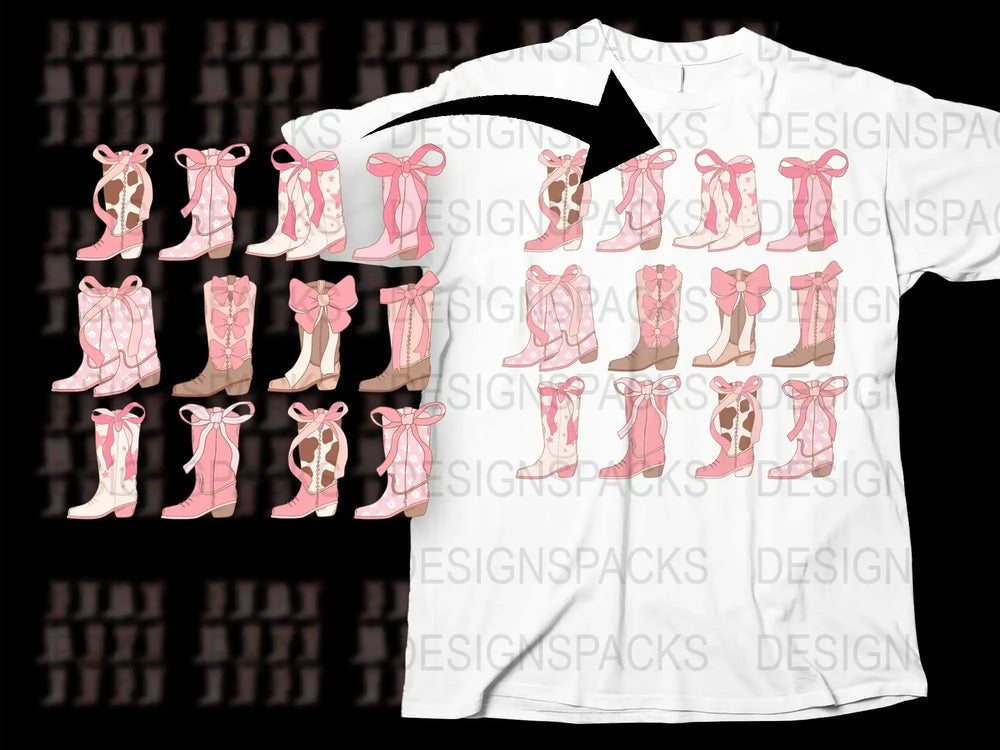 Unique Pink Bow Fashion Illustration T-Shirt, Stylish Feminine Graphic Tee, Trendy Artistic Apparel