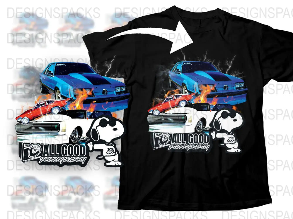 Vintage Car T-Shirt, Graphic Tee for Men, Retro Car with Flames, Automotive Enthusiast Gift, Classic Car Collector Shirt