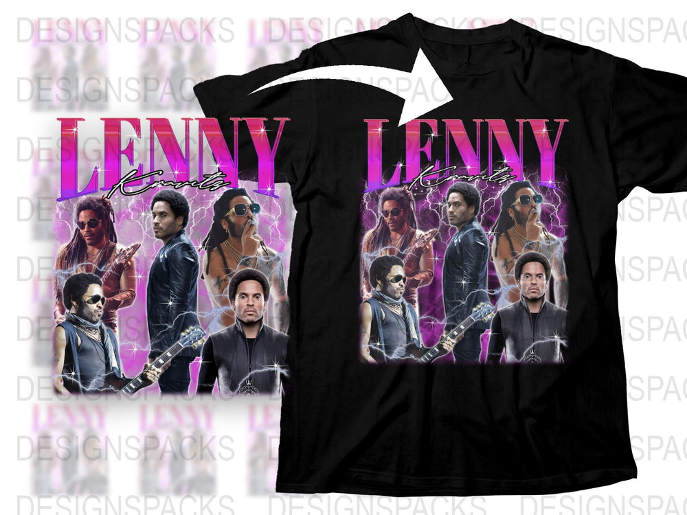 Vintage Lenny Kravitz T-Shirt, Retro 90s Music Tee, Rock Legend Concert Shirt, Gift for Music Lovers