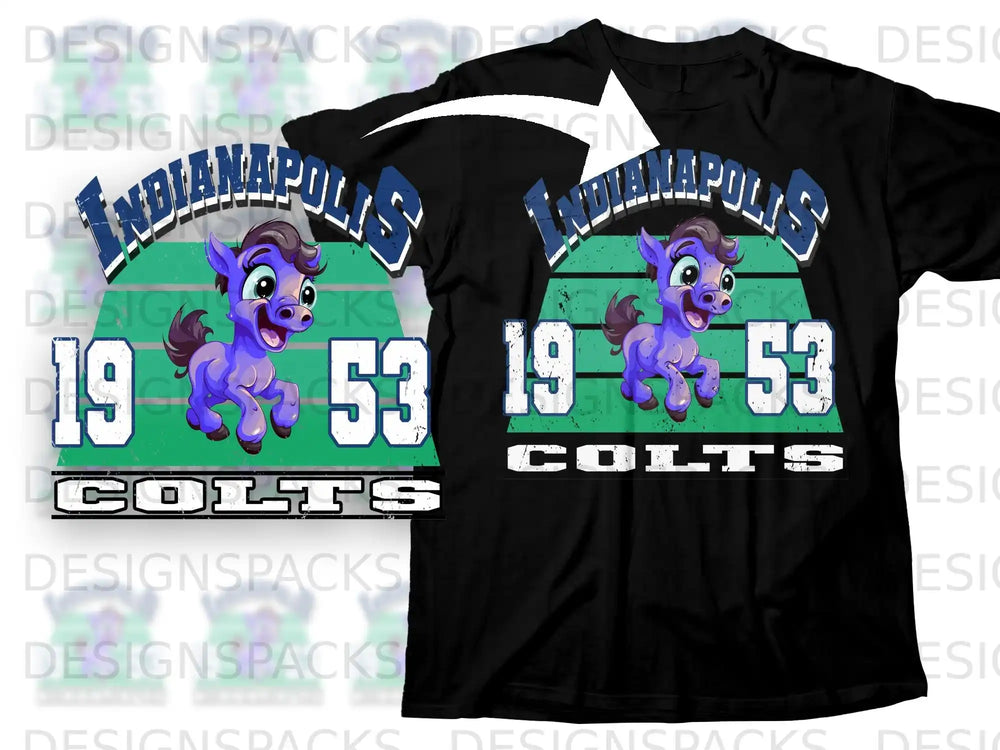 Indianapolis 1953 Colts Graphic T-Shirt