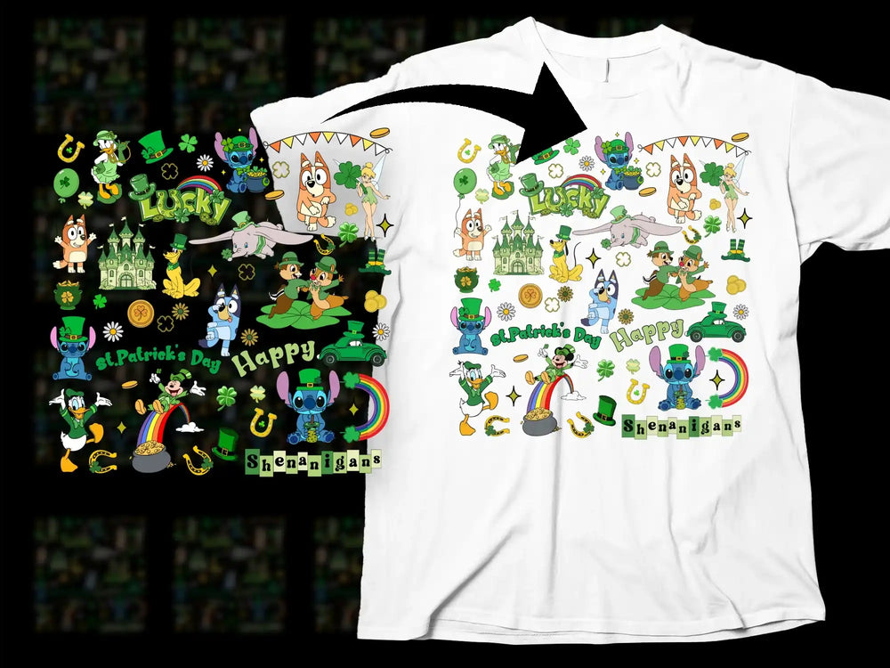 St. Patrick's Lucky Shenanigans Cartoon product type