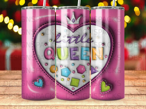 Pink tumbler with 