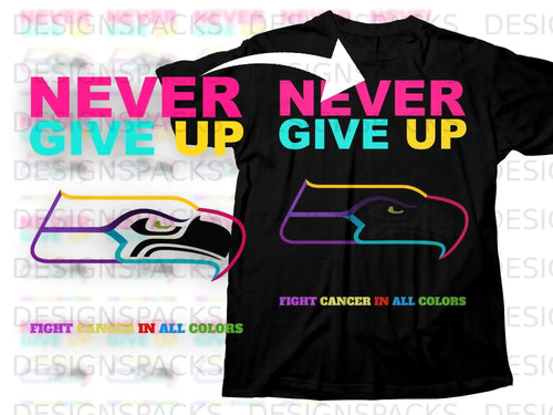 NEVER NEVER GIVE UP FIGHT CANCER product type