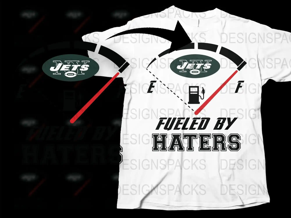 Fueled by Haters T-Shirt, Bold Statement Tee, Sports Fan Gear, Unique Graphic Shirt, Motivational Apparel, Unisex Fashion