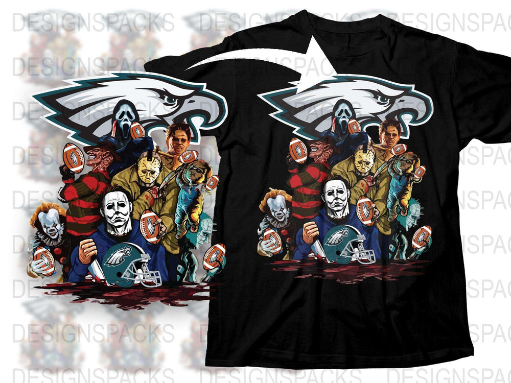 Comic Style Superhero Football Team Graphic T-Shirt, Colorful Sports Tee, Unisex Casual Wear