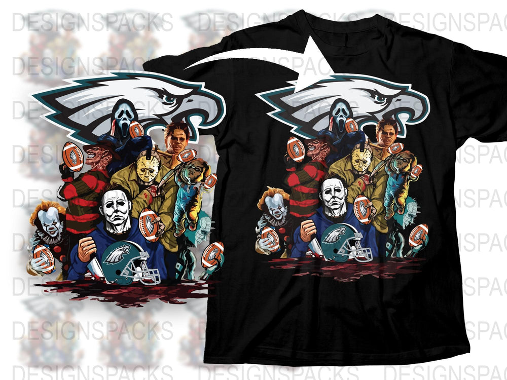 Comic Style Superhero Football Team Graphic T-Shirt, Colorful Sports Tee, Unisex Casual Wear