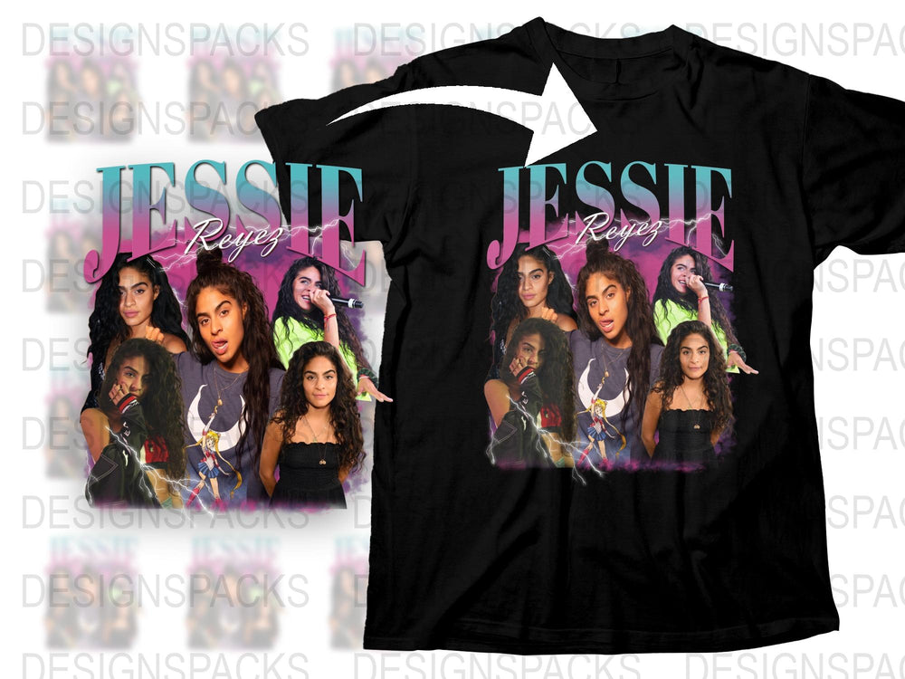 Jessie Reyez Graphic T-Shirt, Women's Fashion Tee, Pop Music Merch, Colorful Artist Print Shirt