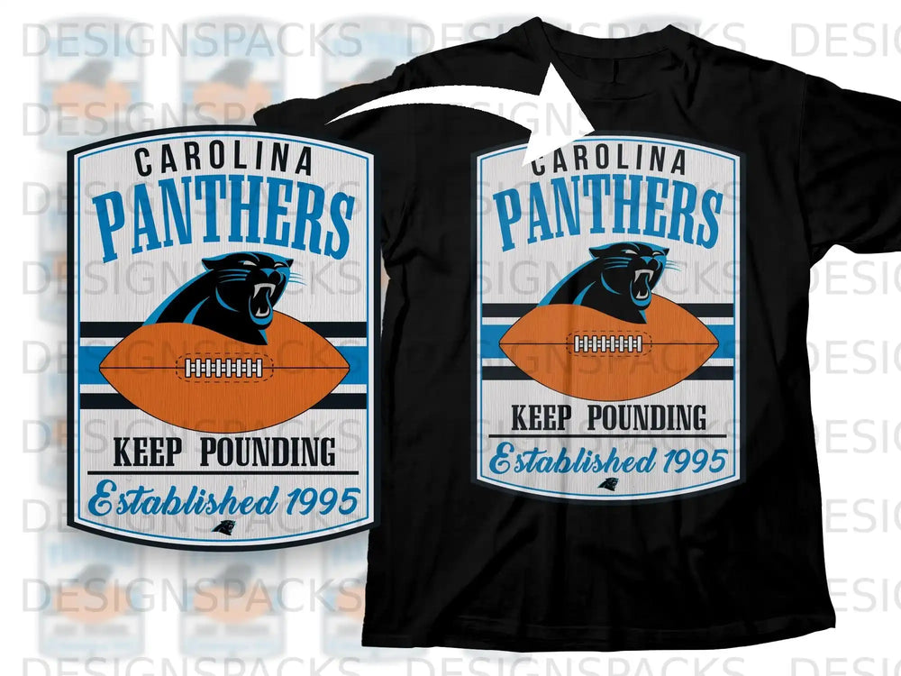 Carolina Panthers Keep Pounding Established 1995 shirt
