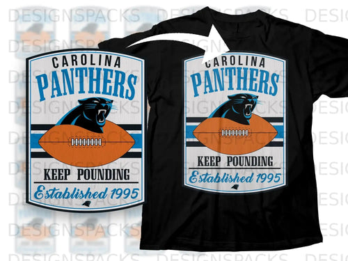 Carolina Panthers Keep Pounding Established 1995 shirt