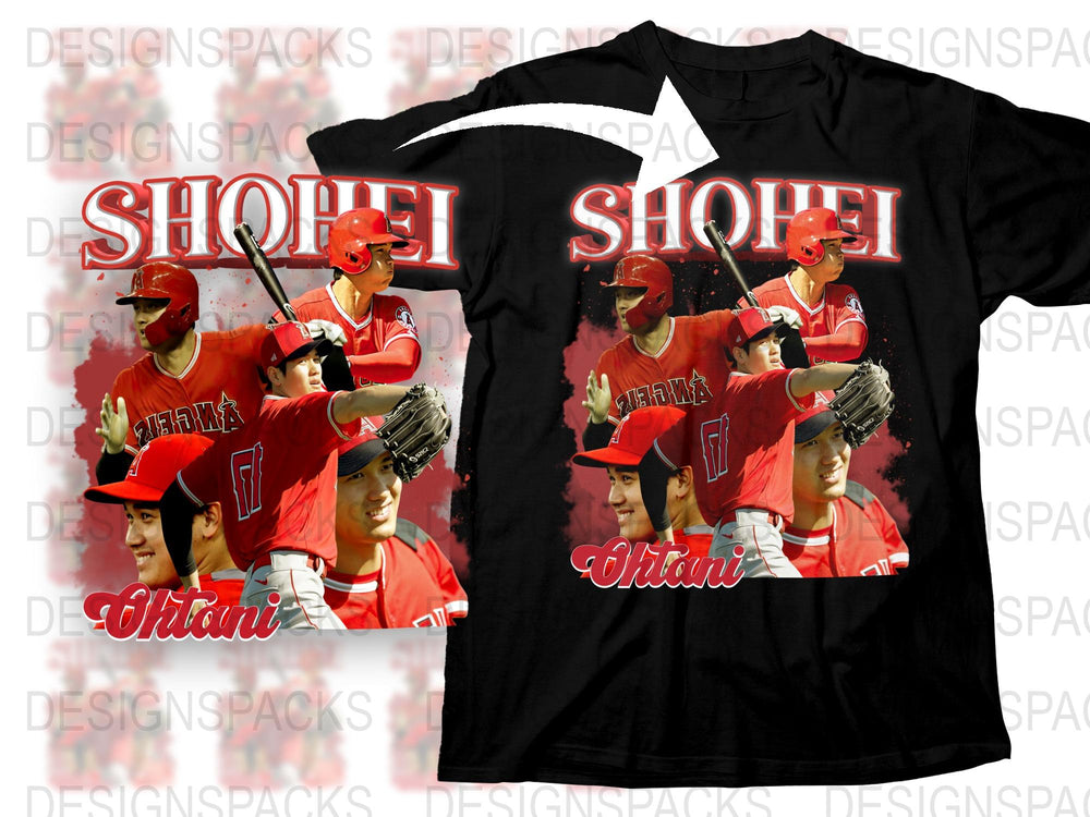 Shohei Ohtani Graphic T-Shirt, Baseball Star Player Tee, Sports Fan Apparel, Collectible Casual Wear Unisex Shirt
