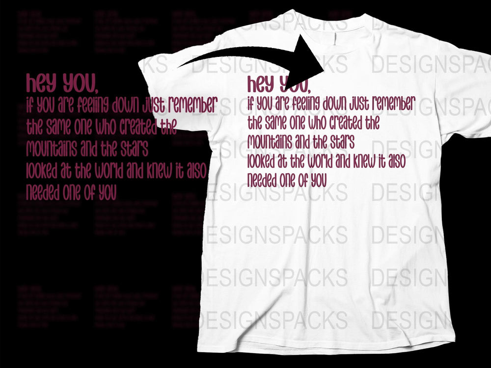 Inspirational Quote T-Shirt, 'Remember The Mountains' Graphic Tee, Motivational White Shirt Unisex