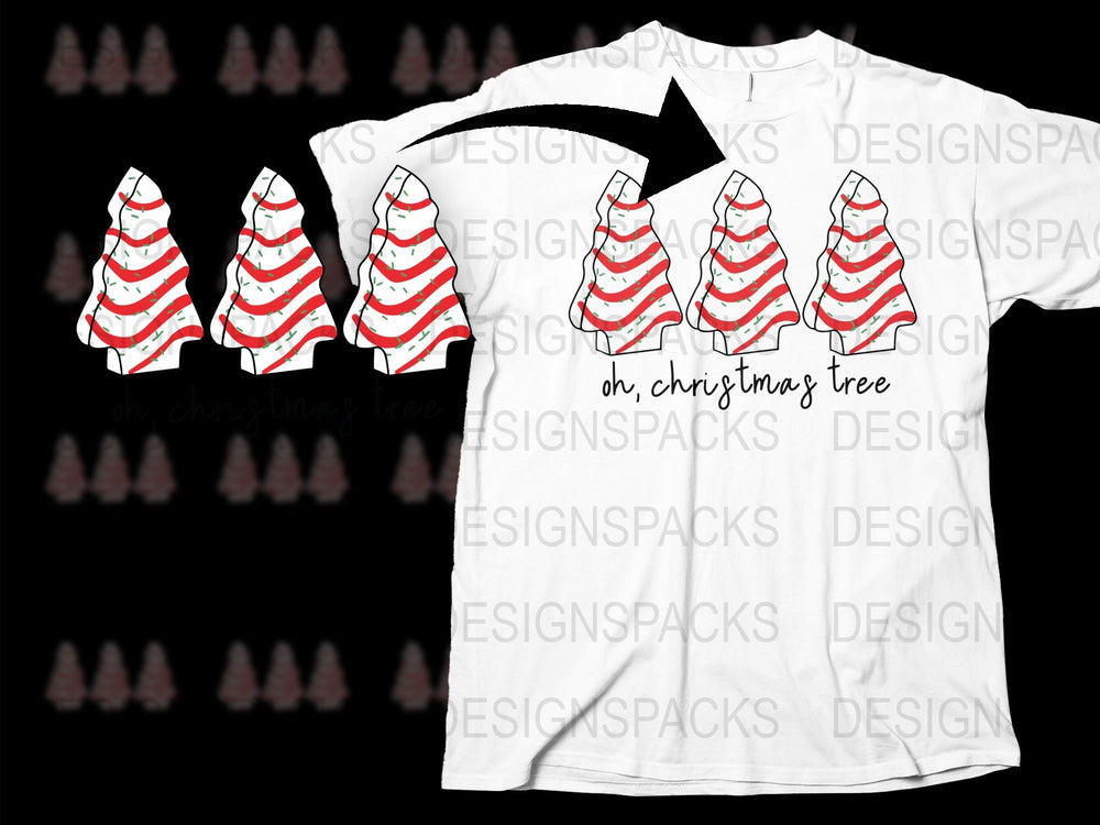 Christmas Tree T-Shirt Red White Striped Holiday Graphic Tee, Festive Apparel, Unisex Cotton Shirt, Gift Idea