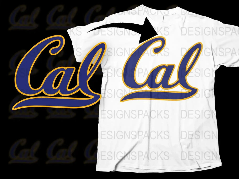 California Golden Bears College Football Png Digital Download