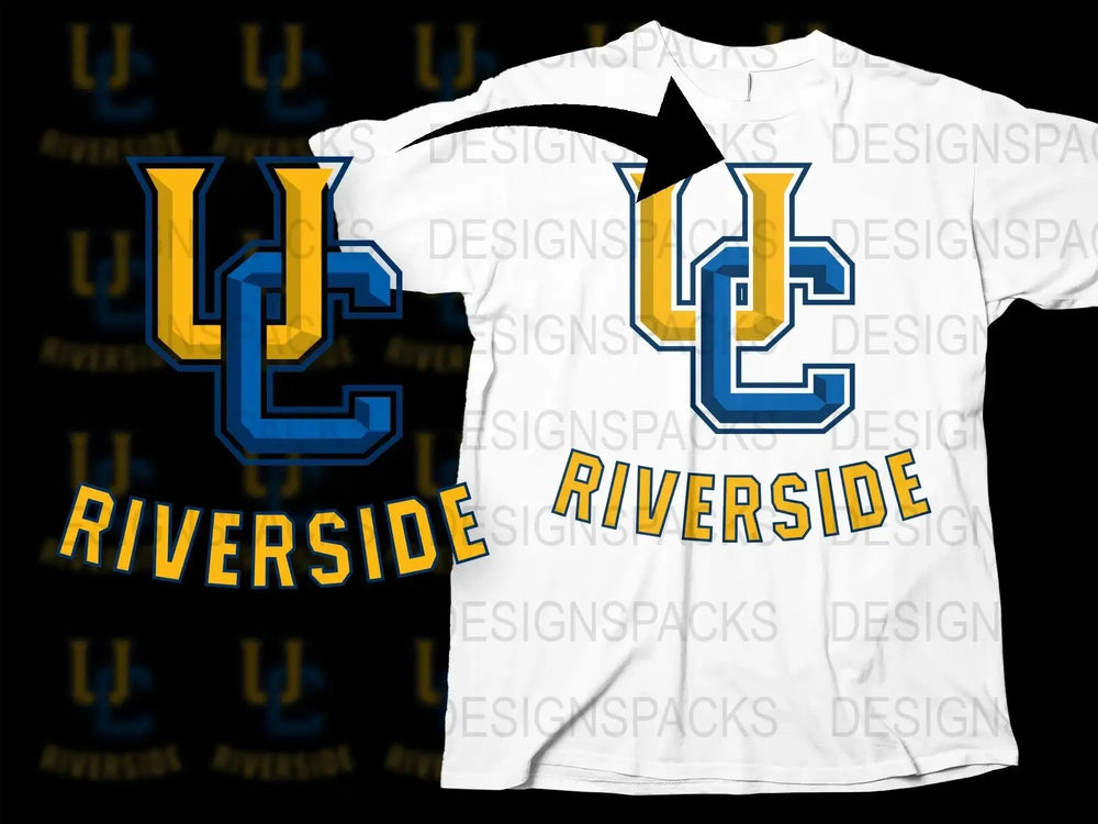 California Riverside Highlanders College Football Png Digital Download