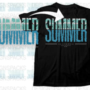 California Summer Beach Adventure Graphic Png Digital Download