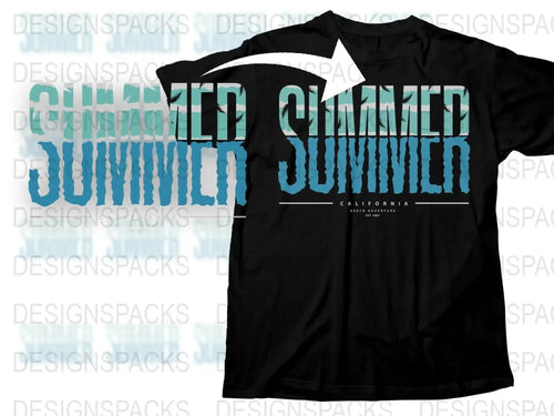 California Summer Beach Adventure Graphic Png Digital Download