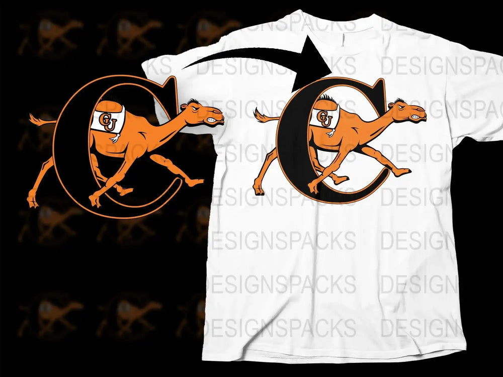 Campbell Fighting Camels College Football Png Digital Download