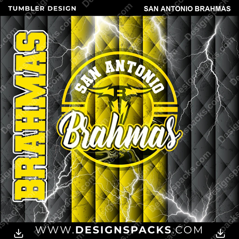Canada Football Diamond San Antonio Brahmas CFL Canada Tumbler Digital Wrap Design Download