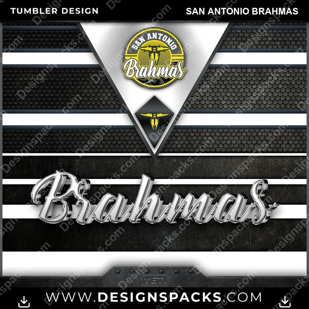Canada Football YETI San Antonio Brahmas CFL Canada Tumbler Digital Wrap Design Download