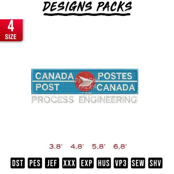 Canada Post Embroidery Design 