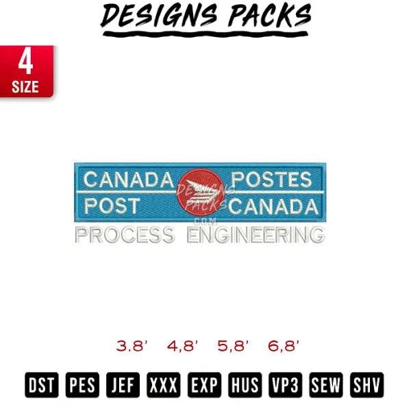 Canada Post Embroidery Design 