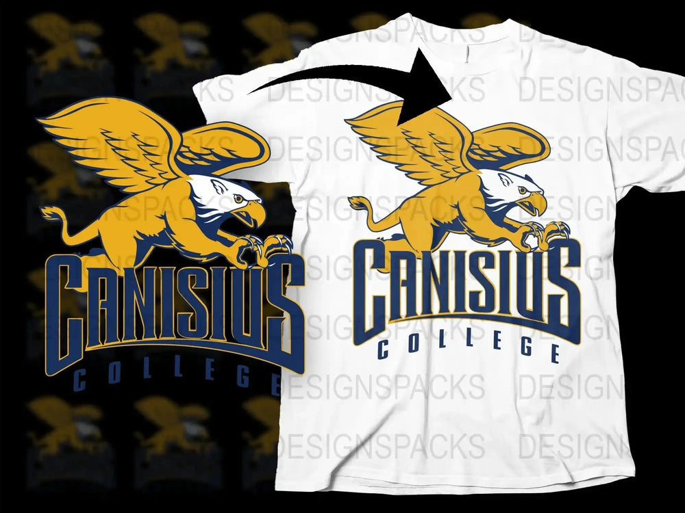 Canisius Golden Griffins College Football Png Digital Download
