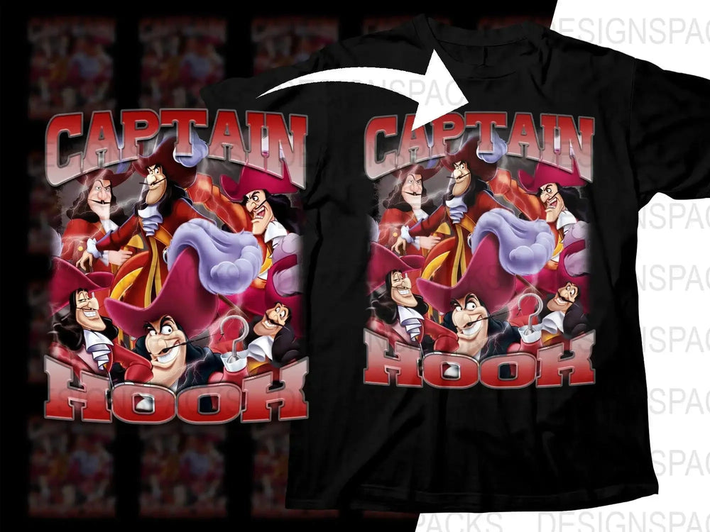 Captain Hook Multiple Expressions Bootleg Png Digital Download