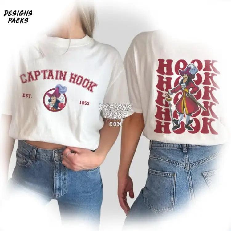Captain Hook Peter Pan Cartoon Png Design