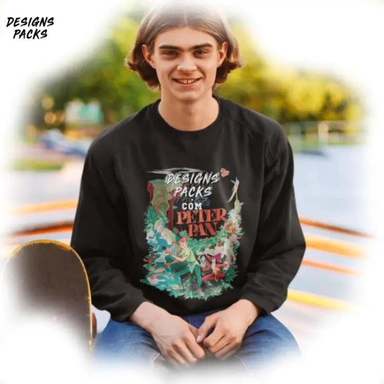 Captain Hook Vintage Walt Cartoon World Peter Pan Png Design