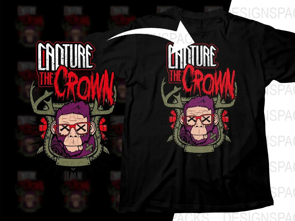 Capture The Crown Rock Band Cool Graphic Png Design Digital Download