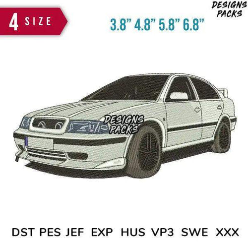 Car D Embroidery Design  3.8
