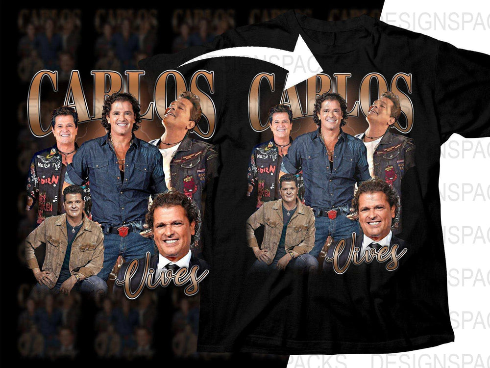 Carlos Lives Music Bootleg Graphic Men's Png Digital Download