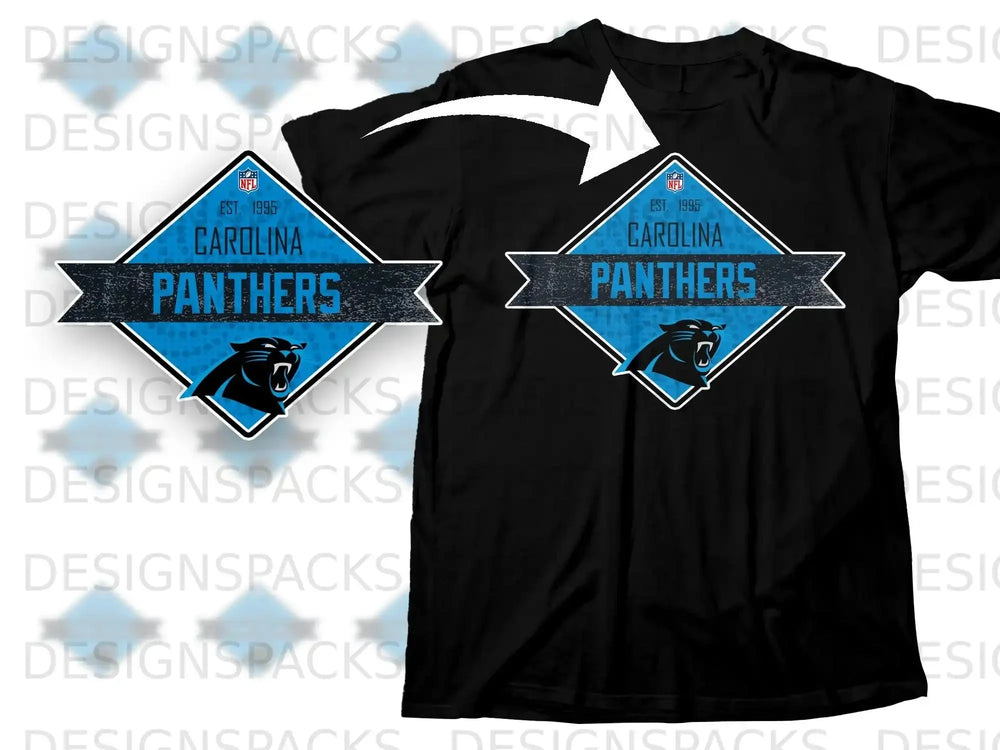 Carolina Panthers Est. 1995 NFL Logo T-Shirt