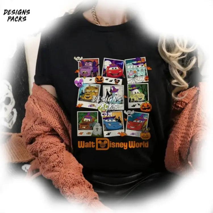 Cars Lightning Mcqueen Halloween Cartoon Sublimation Png Design