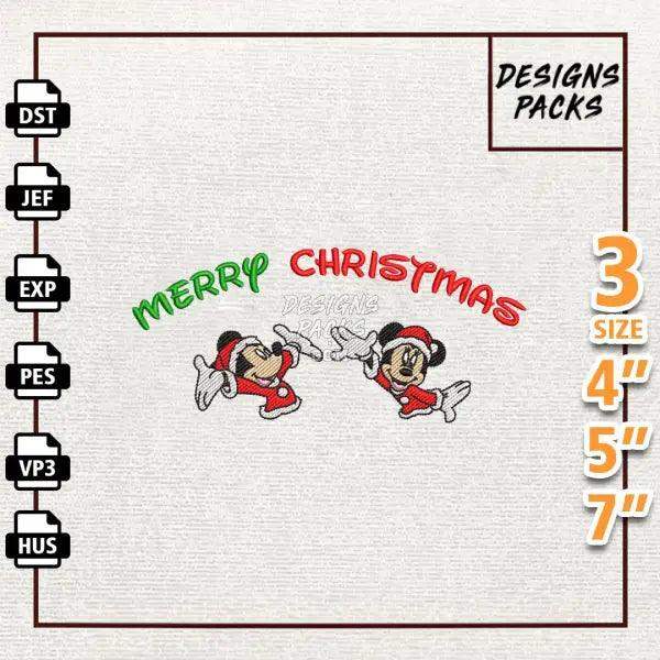 Cartoon Characters Embroidery Design