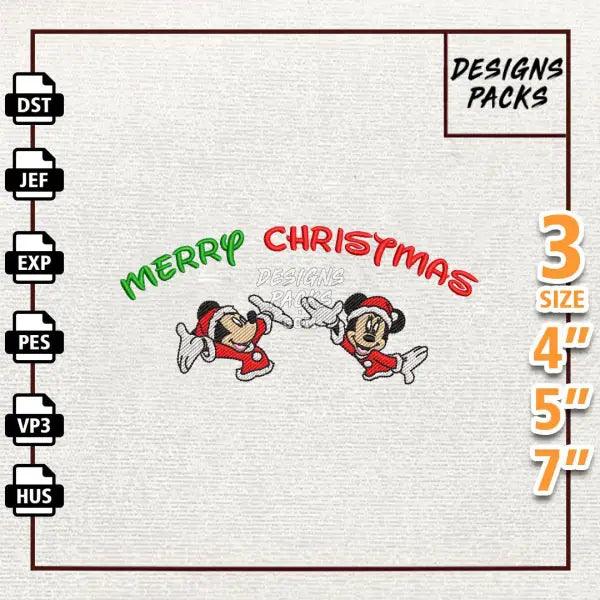 Cartoon Characters Embroidery Design