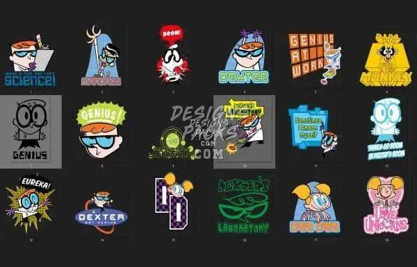 18 Cartoon Designs Bundle PNG