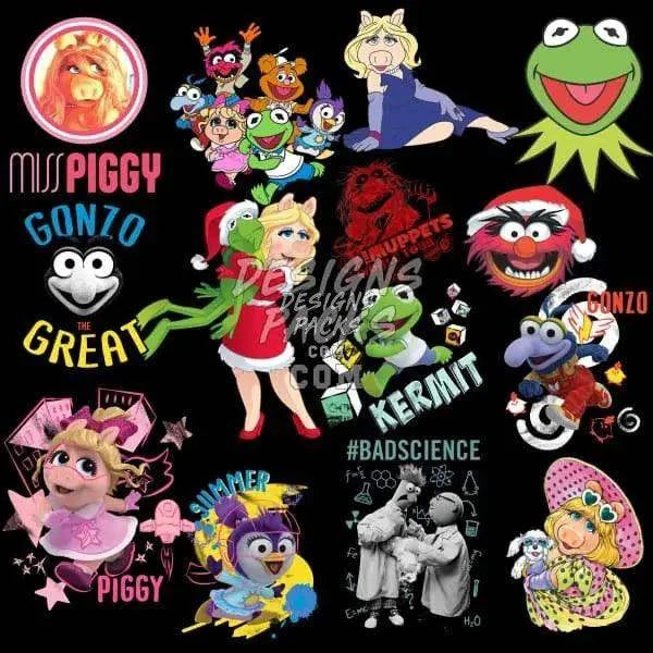 51 Cartoon Designs Bundle PNG